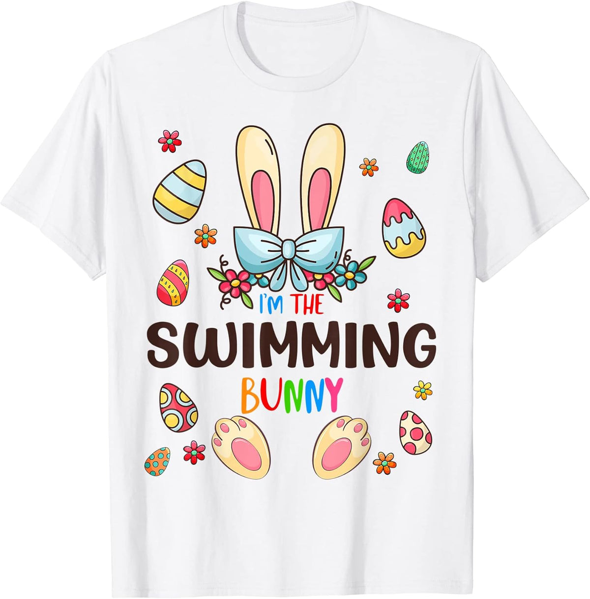 I'm The Swimming Bunny Easter Day Matching Family Egg Hunt Unisex