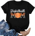 Basketball Mom Shirts for Women Game Day Tshirts Sport Basketball Lover Casual Short Sleeve Tee Tops