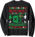 I Have A Spreadsheet For That Ugly Christmas Xmas Excel Sweatshirt