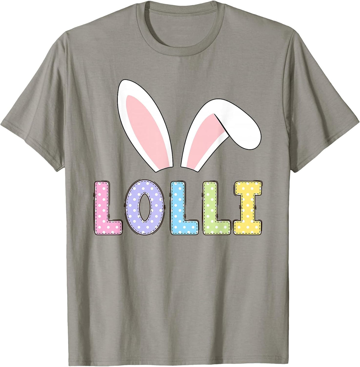 Cute Lolli Happy Easter Bunny Matching Family Outfit Unisex