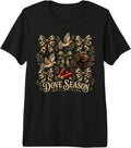 Dove Hunter Hunt Girl Camo Bow Coquette Dove Season Hunting Premium Tri-Blend T-Shirt