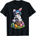 Happy Easter Day Shirts Bunny Egg Video Game Kids Mens Gamer Unisex