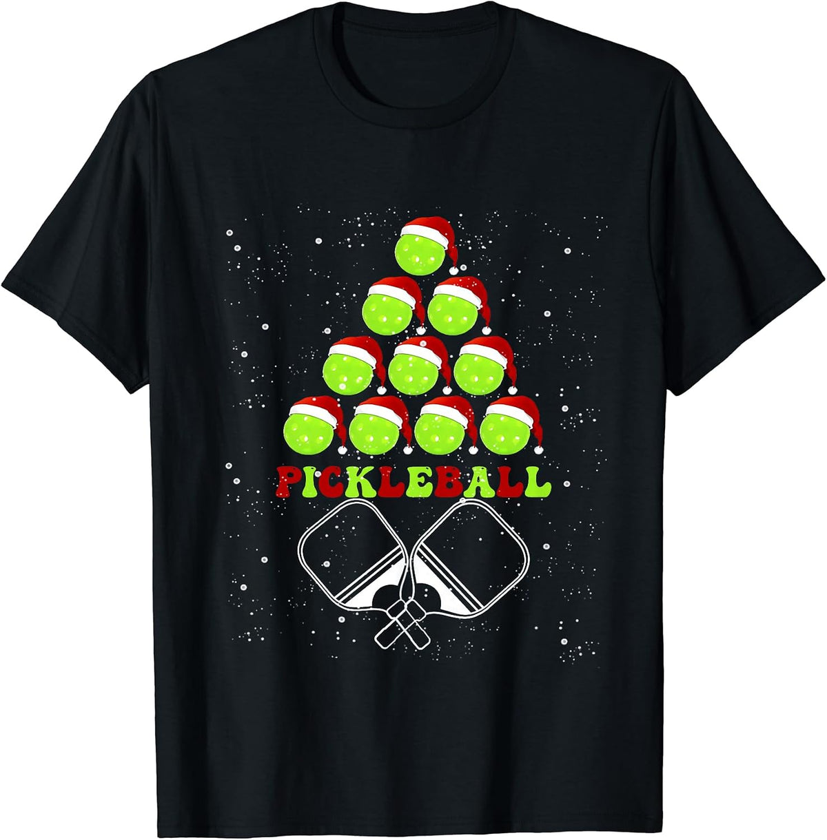 Pickleball Christmas tree