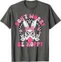 Happy Easter Groovy Bunny Face Don't Worry Be Hoppy Women Unisex