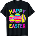 Happy Easter Day, Cute Colorful Egg Hunting Women Boys Girls Unisex