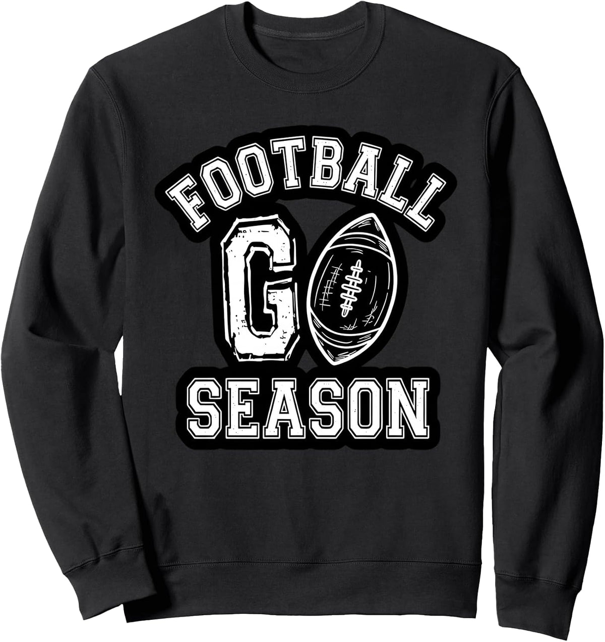 Football Season Go Sports Ball Team American Spirit Fun Sweatshirt
