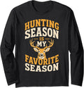 Buck Hunter Deer Hunting Season Long Sleeve T-Shirt
