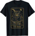 RPG Gamer The Bard D20 Dice Nerdy Geek Cat Men Women Kids T-Shirt