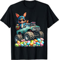 Boys Happy Easter Monster Truck Easter Eggs Hunt Toddler Kid Unisex