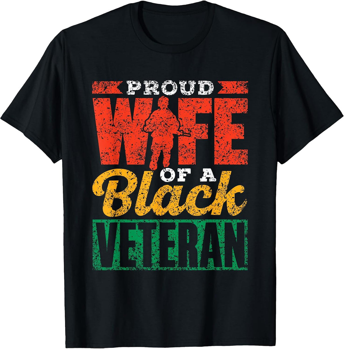 Black Veteran Retired Veterans Day Proud Usa
