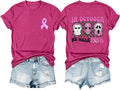 Breast Cancer Shirts for Women in October We Wear Pink Halloween Graphic Tee