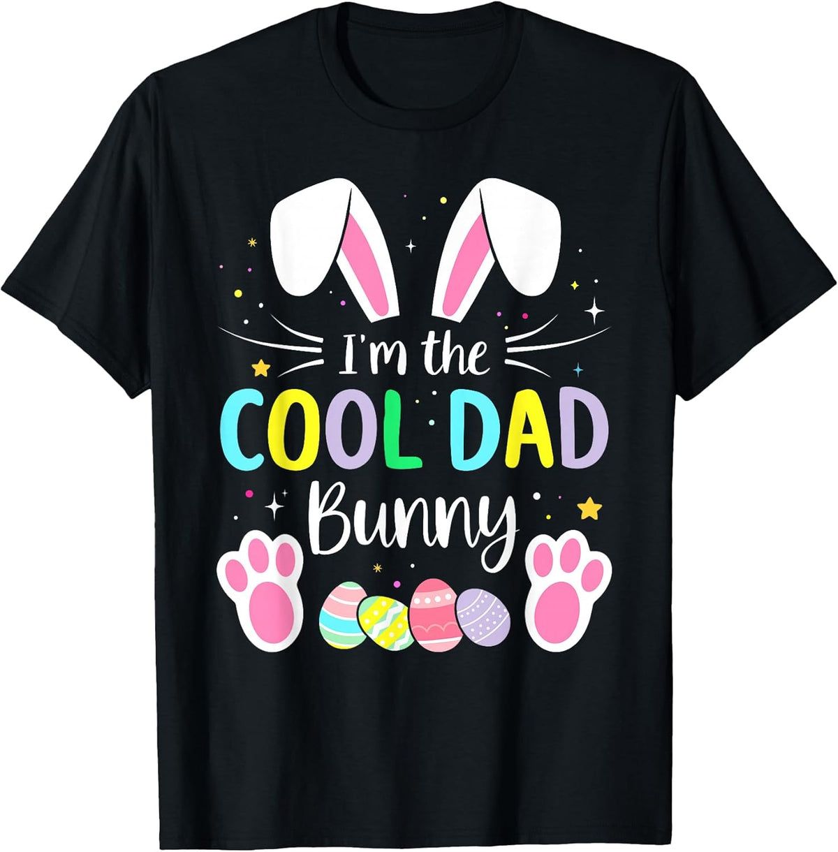 Im the cool dad bunny funny matching easter family Unisex
