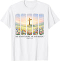 He is Risen Christian Easter Cross Jesus Religious for Women Unisex