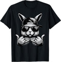Easter Bunny Sunglasses Cap Hand Sign Men Kids Boys Youth Unisex