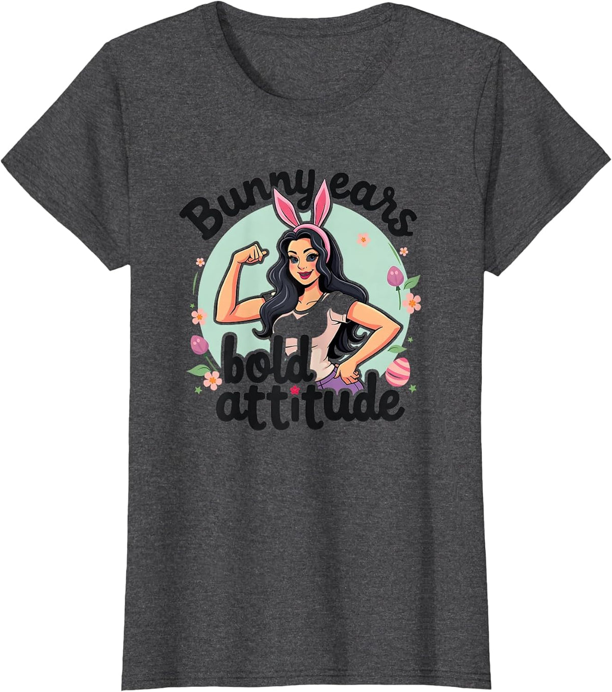 Bunny Ears Bold Attitude Easter Design Unisex
