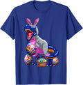 Easter Basket Bunny Dinosaur Shirt Egg T Rex Kids Boys Gift Unisex