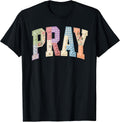 Pray Patchwork He is Risen Easter Day Jesus Christian Faith Unisex