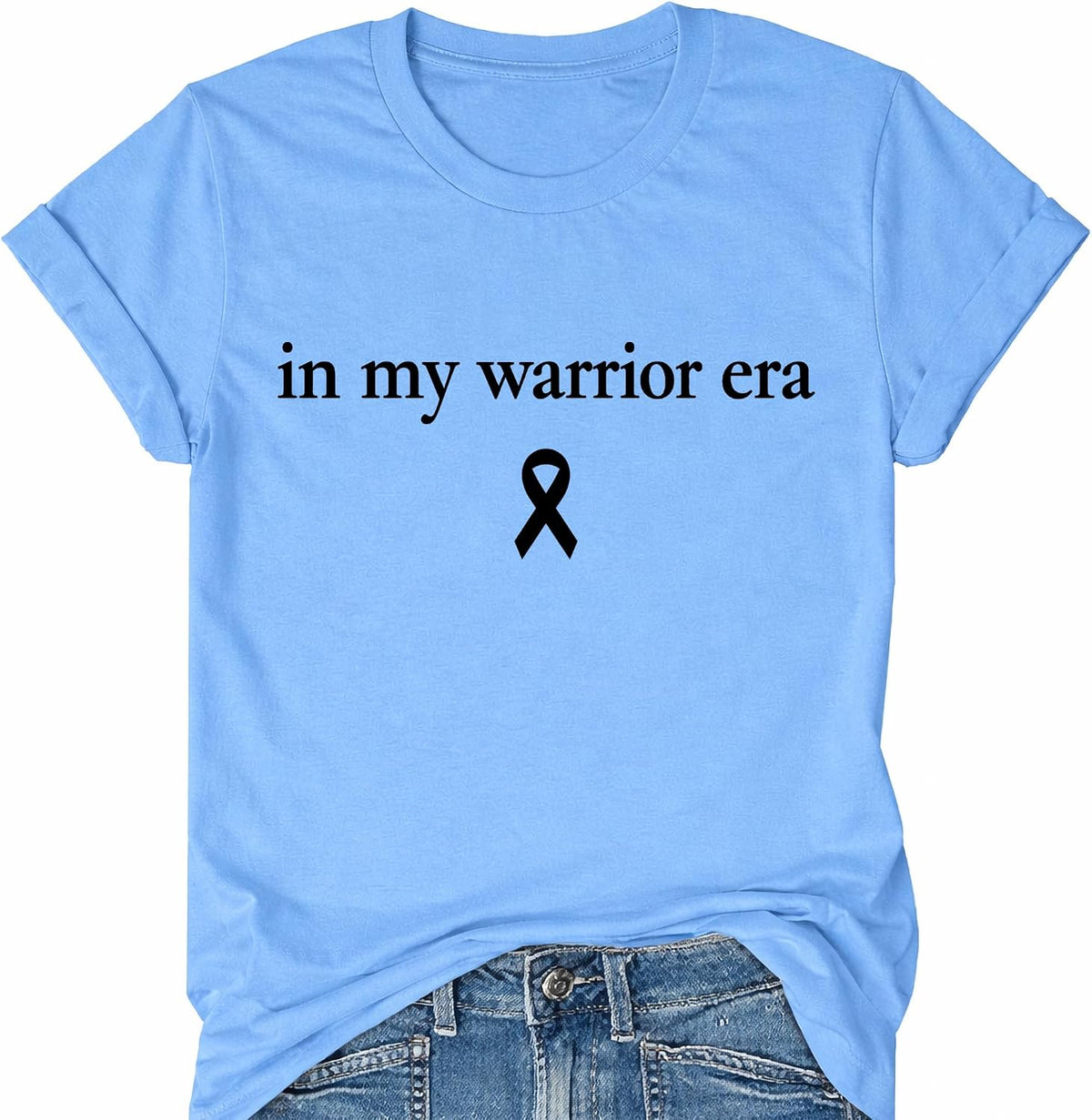 in My Warrior Era Shirt Breast Cancer Awareness Shirt Pink Ribbon Tshirts