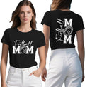 Womens Football Mom Shirt Mom Life Tshirt Game Day Shirts Mama Sports Season Tee Tops