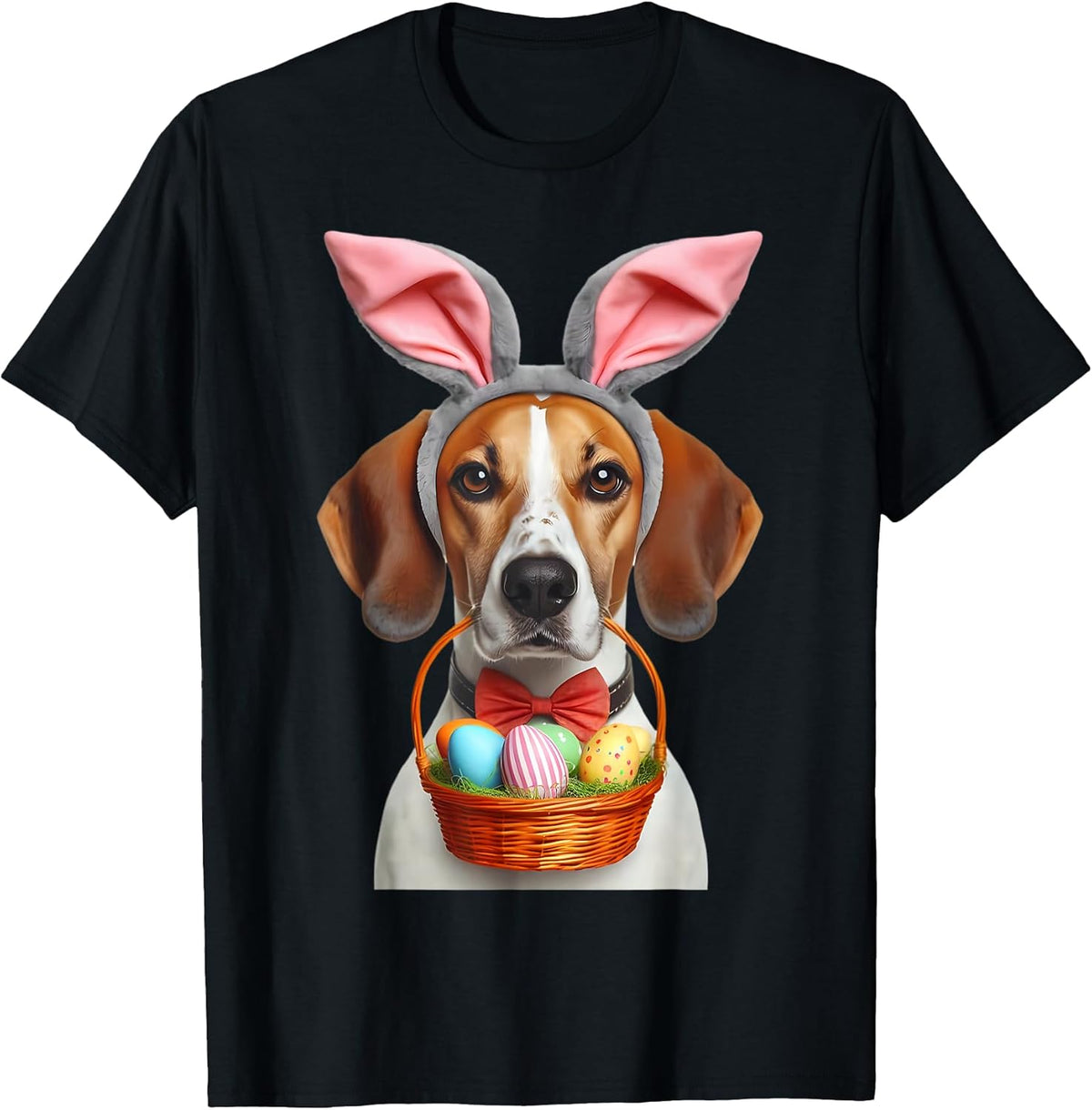 Cute Bunny Ears American Foxhound Dog Easter Egg Hunt Owner Unisex