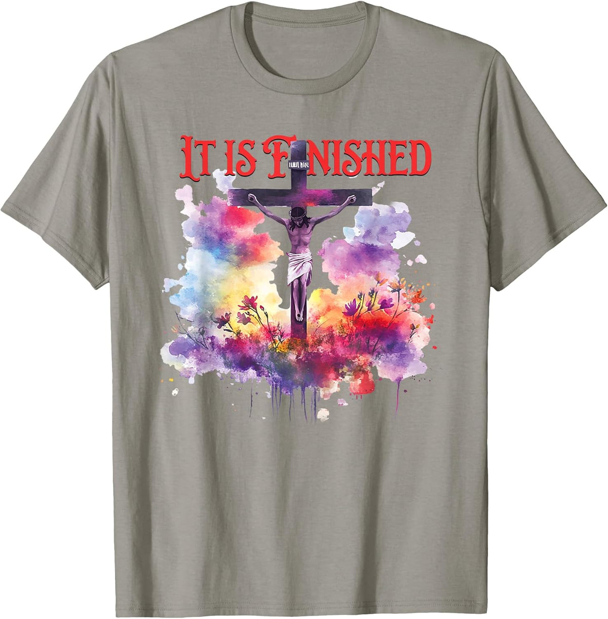 The Crucifixion Scene - Pastel Watercolor, Happy Easter Day Unisex