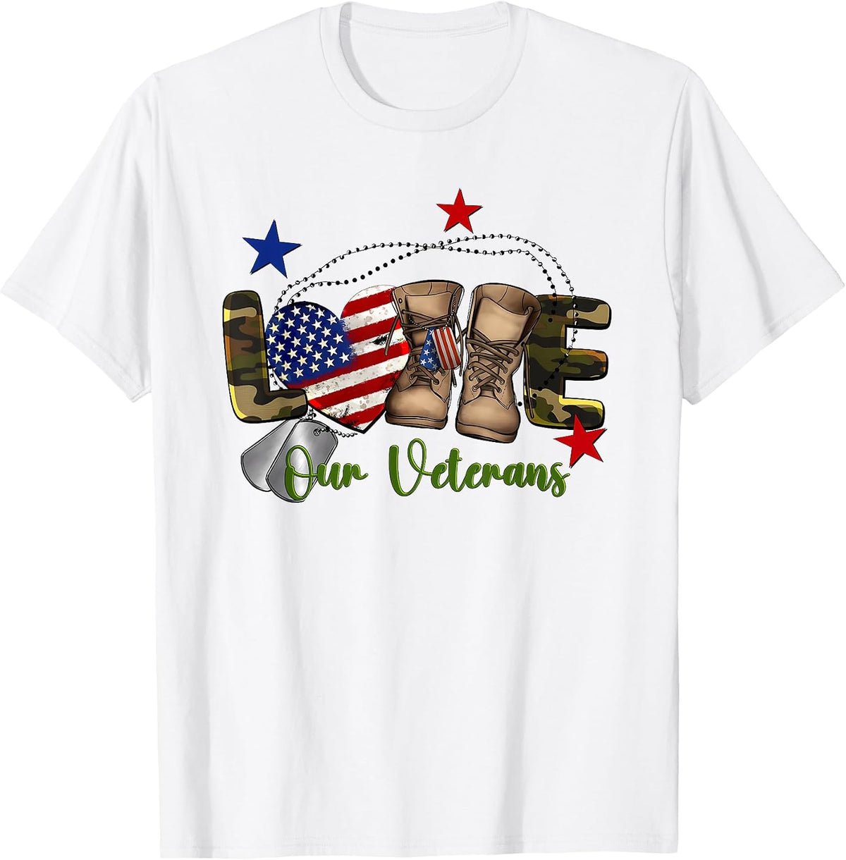 US Veterans Day Camo Pattern Proud Family