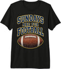 Sundays are for Football Vintage Sports Fan Design Men Women Premium Tri-Blend T-Shirt