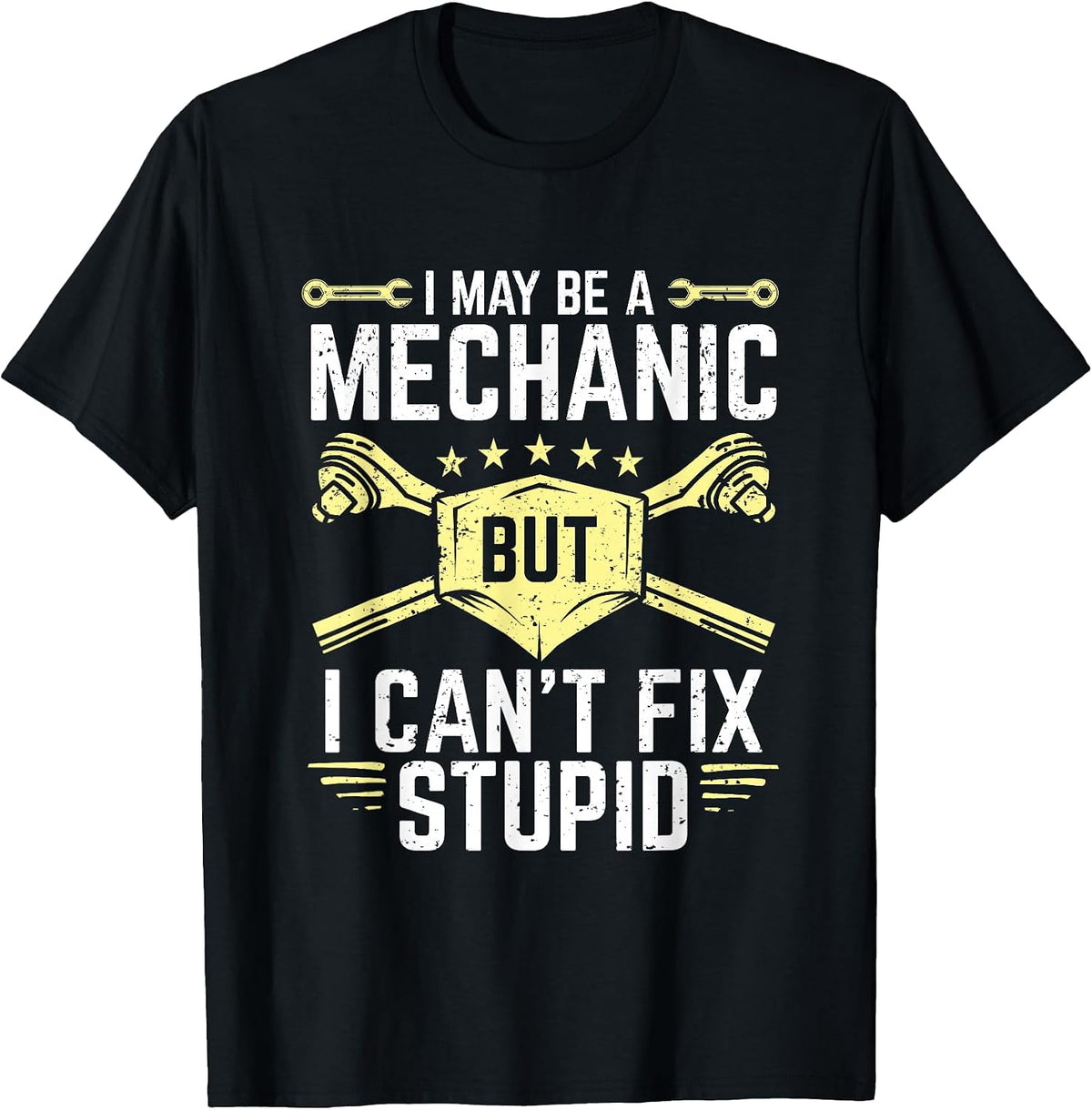 I May Be A Mechanic But I Can't Fix Stupid