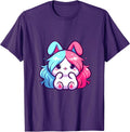 Cute Blue Pink Bunny Kawaii Easter Pastel 90s Style Unisex