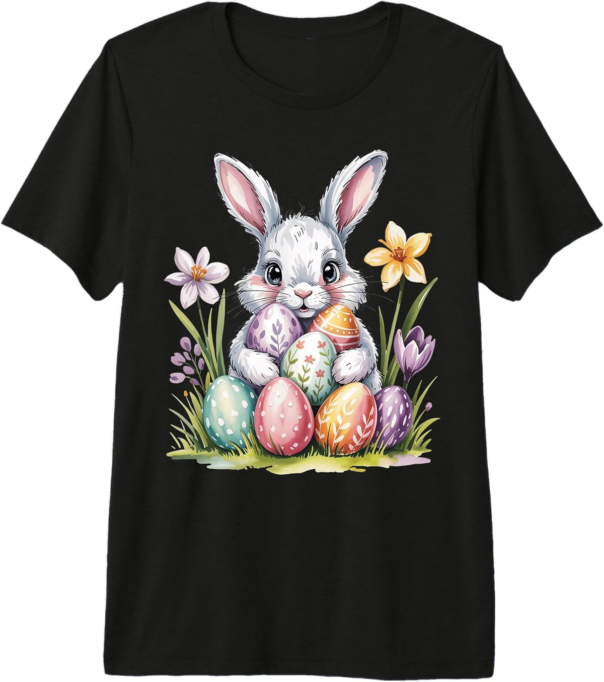 Cute Easter Eggs Spring Pastel Aesthetic Art Premium Tri-Blend Unisex