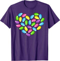 Jelly Bean Spring Easter Candy Heart Shaped Pastel Gift Unisex