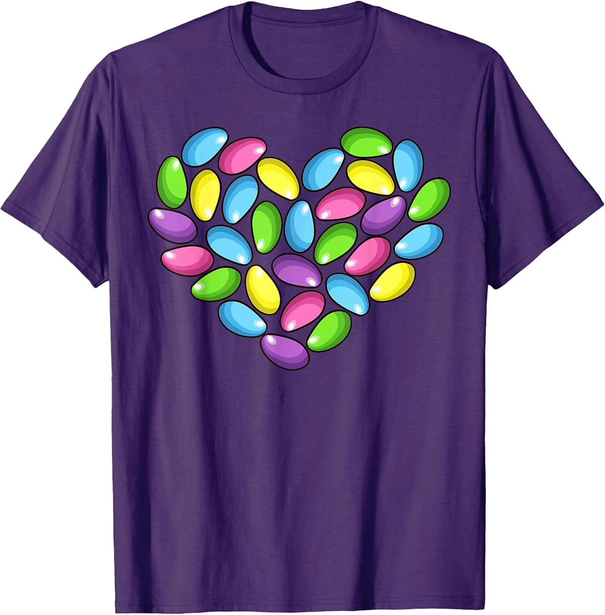 Jelly Bean Spring Easter Candy Heart Shaped Pastel Gift Unisex