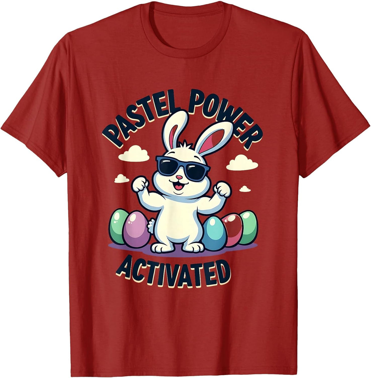 Pastel Power Activated Easter Button Down Design Unisex
