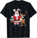 Funny Easter Santa Claus with Bunny Ears and Egg Basket Unisex