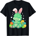 Cute Easter Dinosaur Bunny Ears Eggs Dino Lover Spring Unisex