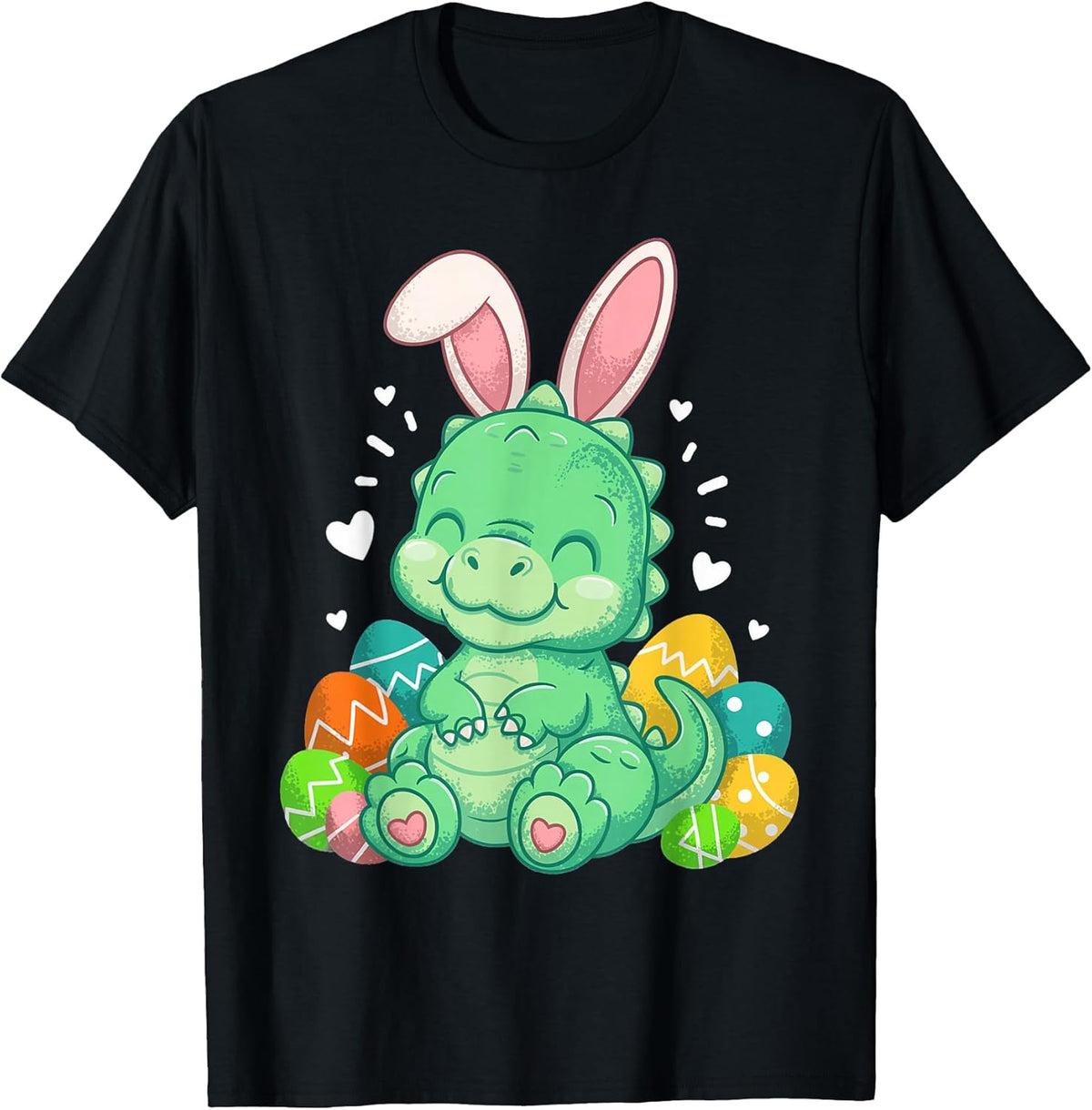 Cute Easter Dinosaur Bunny Ears Eggs Dino Lover Spring Unisex