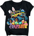 Boys Easter Shirt Kids Cute Bunny Graphic s Toddler Funny Egg Hunter Cotton Short Sleeve Tops 2026 (3T-10T)