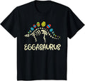 Kids Eggasaurus Easter Stegosaurus Dinosaur Boys Kids Toddler Unisex
