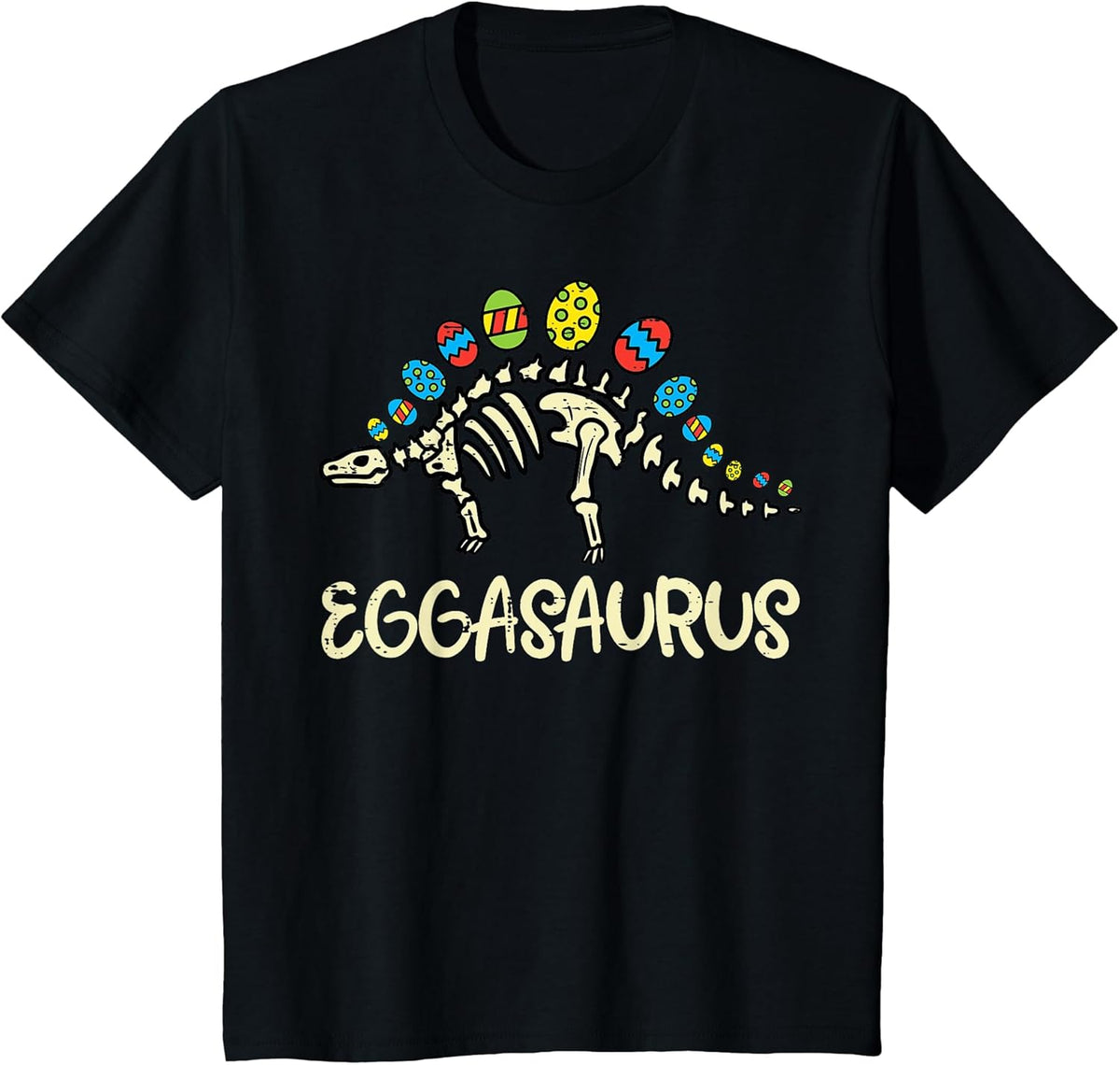 Kids Eggasaurus Easter Stegosaurus Dinosaur Boys Kids Toddler Unisex