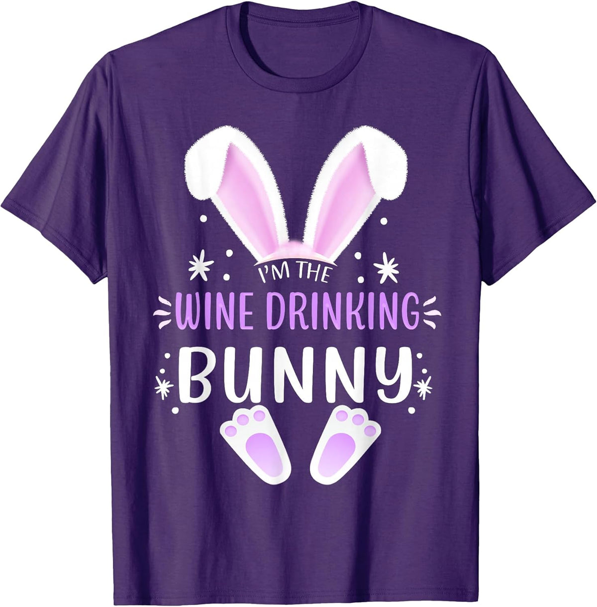I'm The Wine Drinking Bunny Easter Day Family Matching Style Unisex