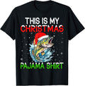 This Is My Christmas Pajama Fisherman Bass Fishing Xmas T-Shirt