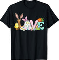 Pastel Bunny Love Easter Spring Rabbit Flower Carrot Unisex