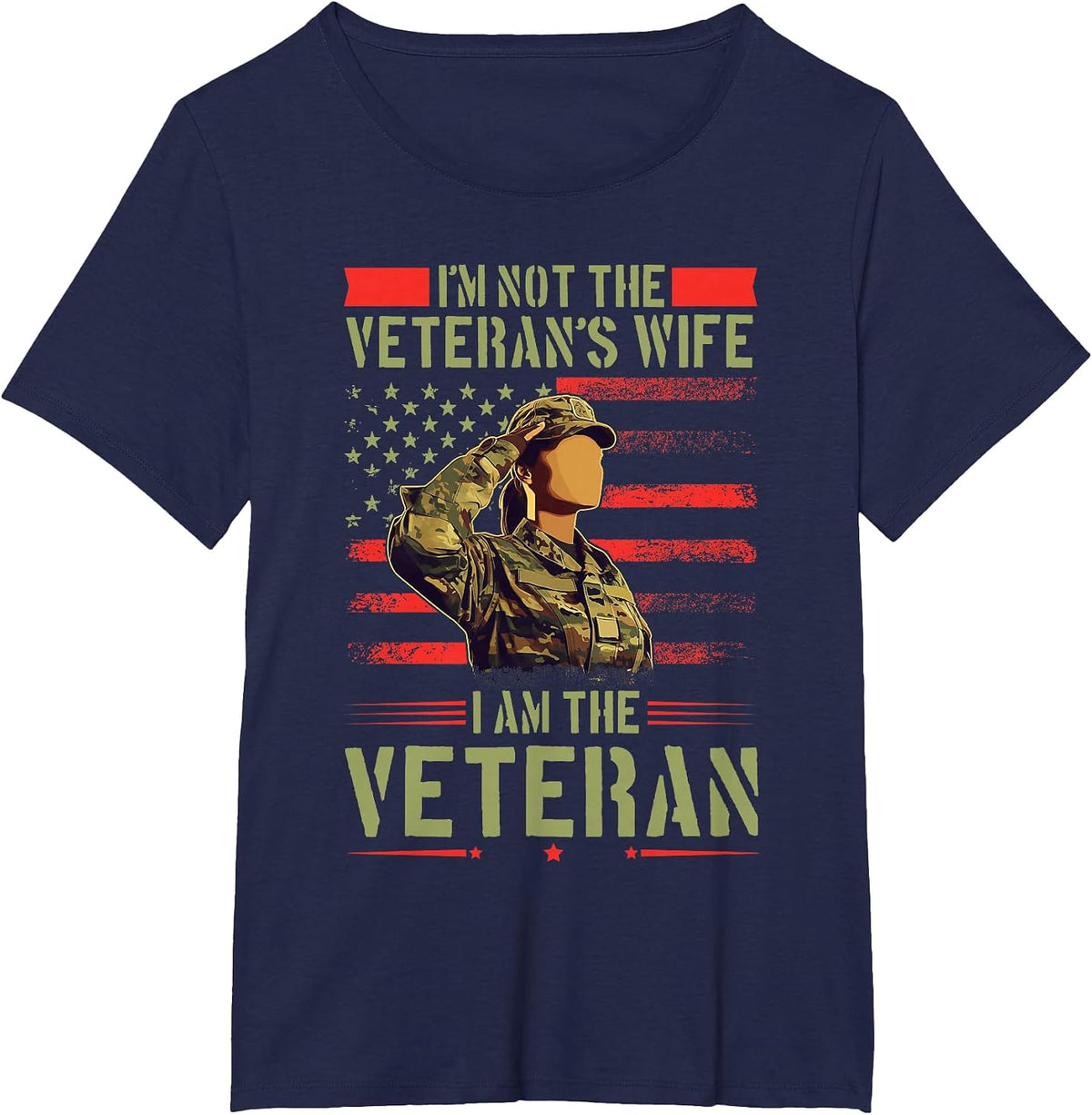 Female Veteran Wife Veterans Day Proud Family