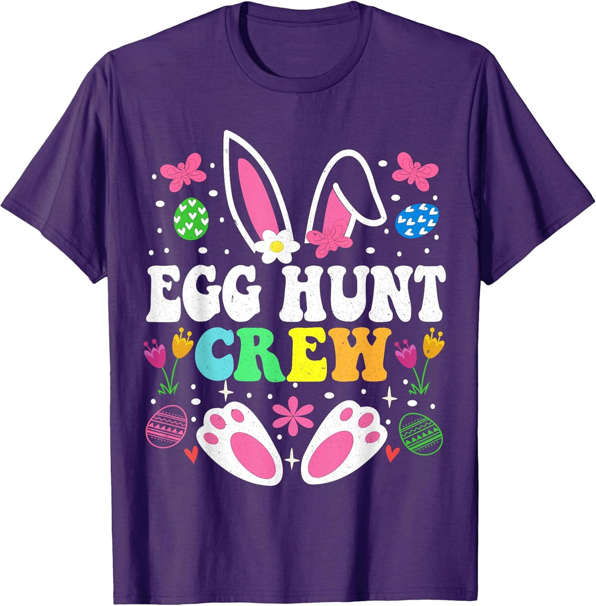 Egg Hunt Crew Squad Hunting Season Funny Easter Day Egg Hunt Unisex