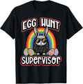 Easter Bunny Egg Hunt Supervisor Funny Dad Mom Men Women Unisex