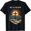 He Is Risen Easter Resurrection Jesus Christian Bible Verse Unisex