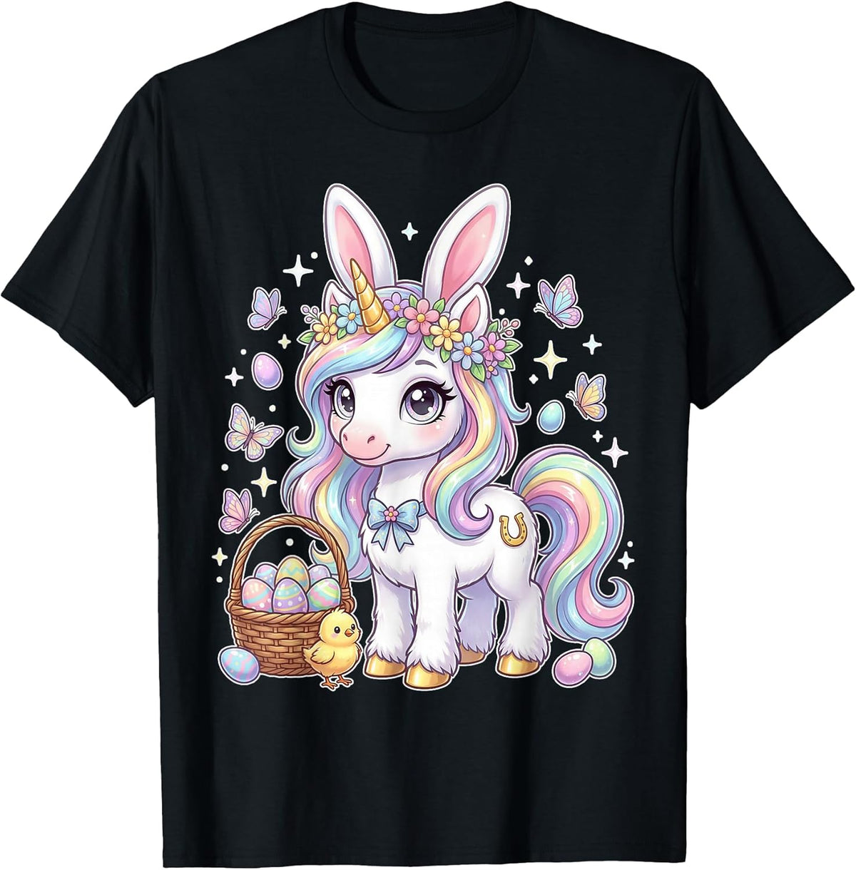 Cute Easter Unicorn Bunny Fantasy Easter Egg Hunt Girls Kids Unisex