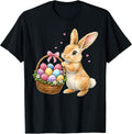 Happy Easter Bunny Eggs Basket Cute Rabbit Men Women Kids Unisex