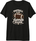Football is My Favorite Season Game Day Fan Decor Women Premium Tri-Blend T-Shirt