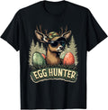 Egg Hunter Deer Buck Happy Easter Day Eggs Boys Kids Men Unisex